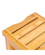 47.5x26x44.5cm Bamboo Bath Stool Sandal Wood Color